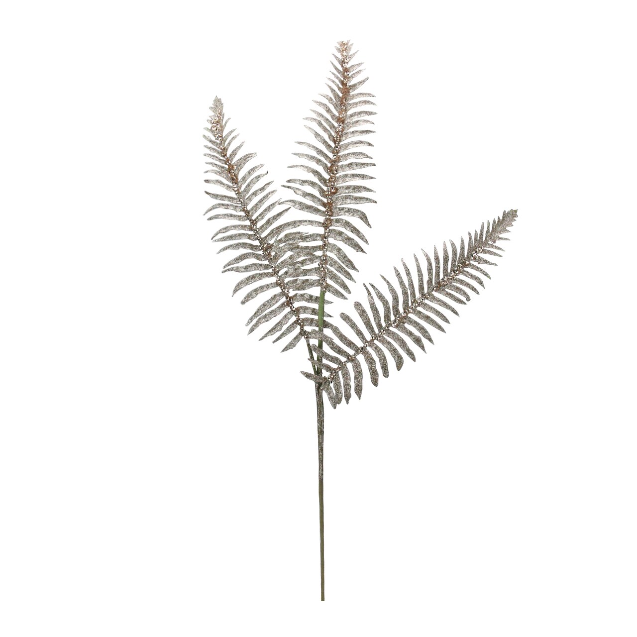 Raz 29.5" Rose Gold Glittered and Sequined Fern Christmas Spray